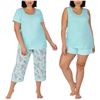 Image 3 : Carole Hochman 4pc Pajama Set (XXL)