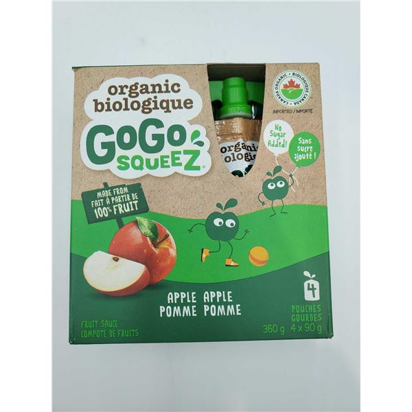 Organic GoGo-Squeez Apple Fruit Pouch 4x90g