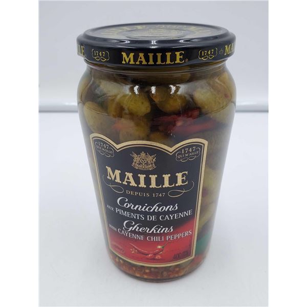 Maille Gherkins with Cayenne Chili Peppers 400ml