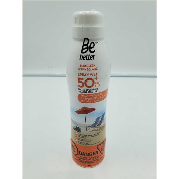 Be Better SPF 50 Wet/Dry Sunscreen 177ml