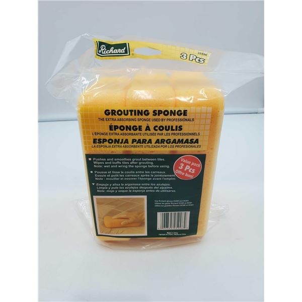 Richards Grouting Sponge - Extra Absorbing - 3 Pack