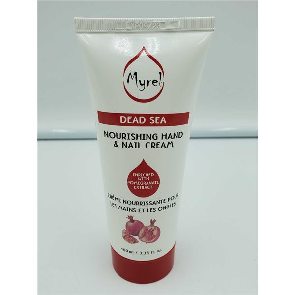 Myrel Dead Sea Nourishing Hand & Nail Cream with Pomegranate Extract - 100ml