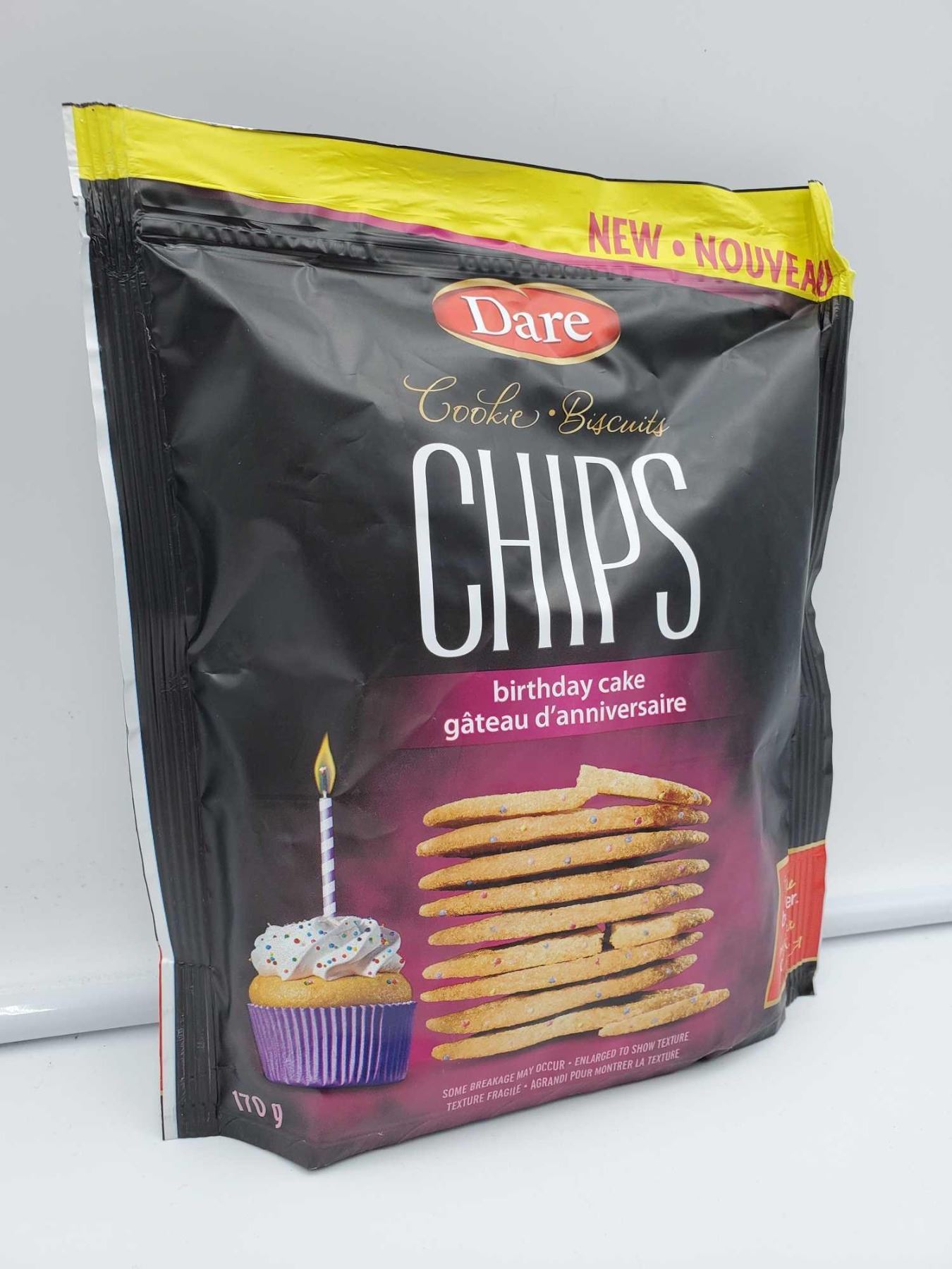 Are Dare Cookie Chips Birthday Cake Vegan Dare Cookie Chips - Birthday Cake - 170g