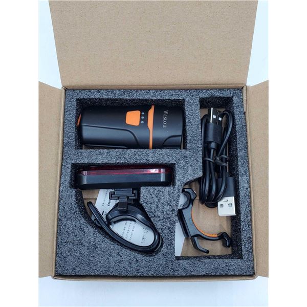 ???????USB Rechargeable Bicycle Headlight & Tail Light system ???????