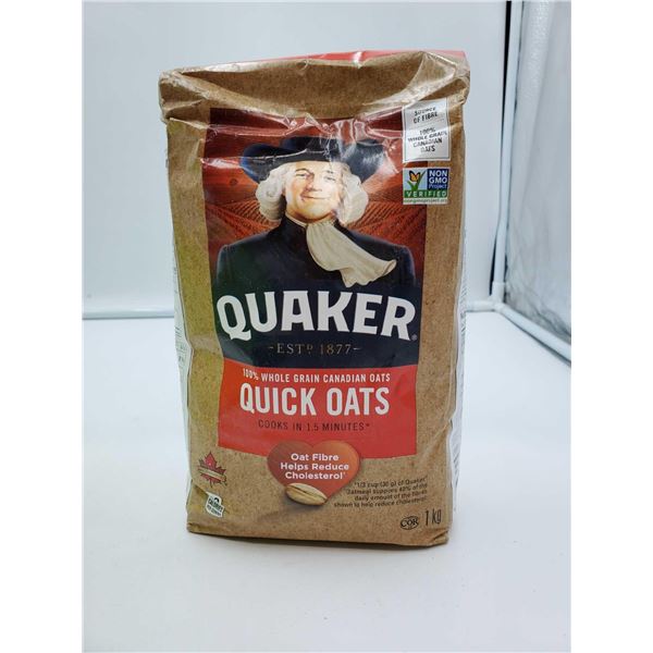 Quaker Whole Grain Quick Oats- 1Kg