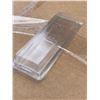 Image 1 : Rectangle blister pack .65mil plastic containers - CASE LOT OF 750