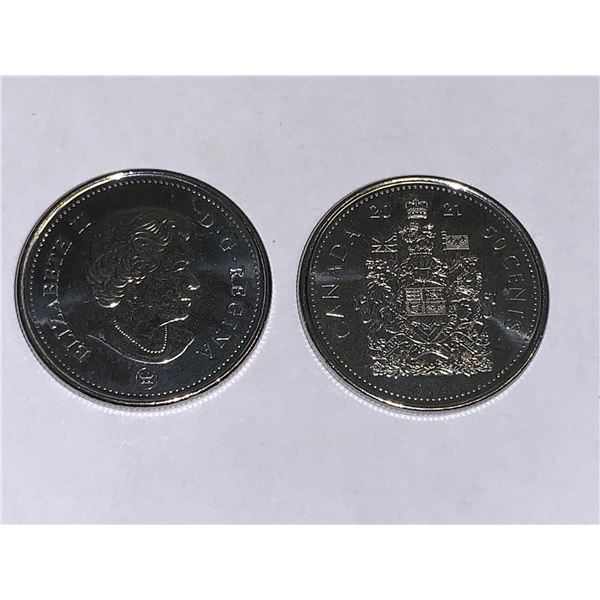 Canada Mint 2021 Set of 2 - $.50 cent coins