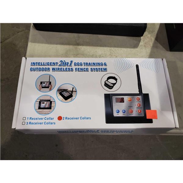 New Intelligent 2in1 Dog Training & Outdoor Wireless Fence System