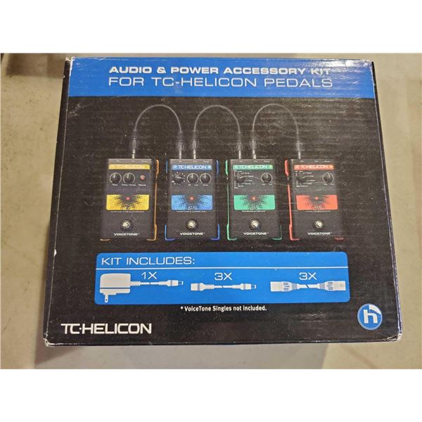New TC-HELICON Audio & Power Accessory Kit for TC-Helicon Pedals