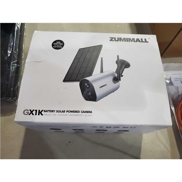 New Zumimall GX1K Battery/Solar Powered Wireless, Wifi Outdoor Weatherproof Security Camera
