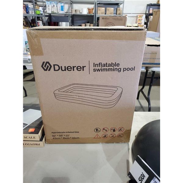 New Duerer Inflatable Swimming Pool - 92"x56"x22"