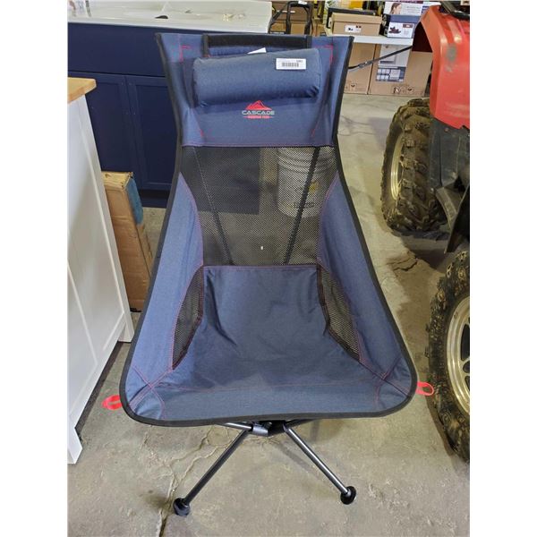 New Cascade Mountain Tech Collapsible Lawn Chair with Carry Bag
