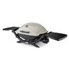 Image 5 : New Weber Portable Table top Q2200 Titanium 12 000-BTU Portable Gas Grill - Damage to box only