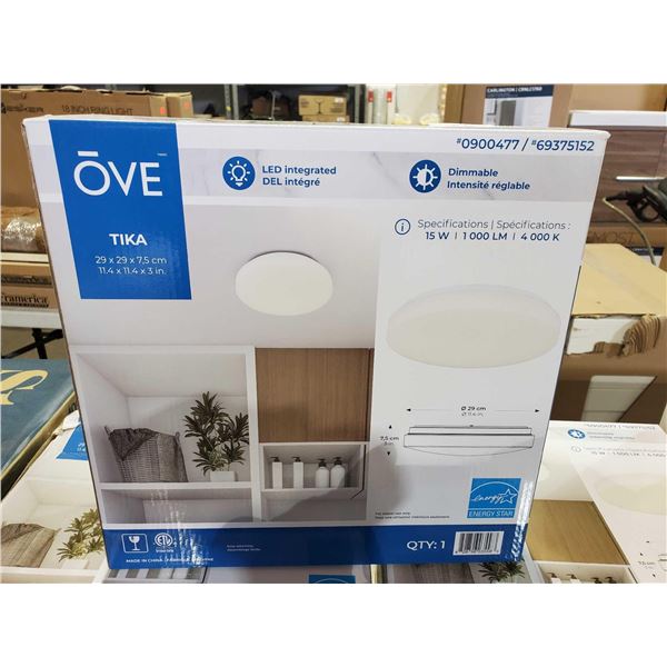 New Ove Tika Ceiling Fixture 11.4x11.4x3"