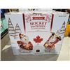 Image 1 : New Team Canada Hockey Snowmen Tealight Holders Set of 2