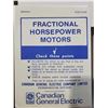 Image 4 : Vintage Canadian General Electric 1/4HP Horsepower Motor - Still New in Wrapper