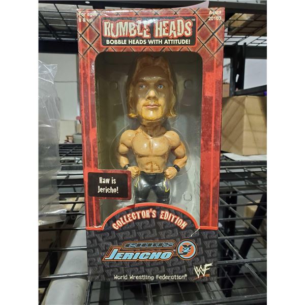 Chris Jericho Collectors Edition Aspen Rumble Heads WWF -2001