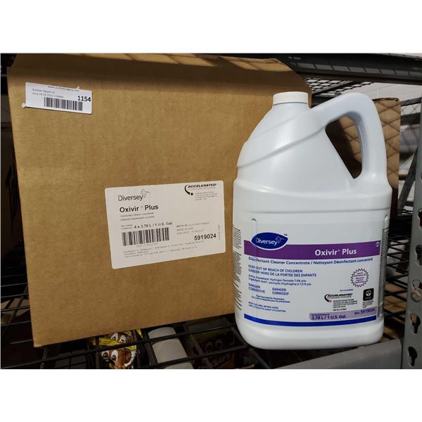 Diversity Oxivir Plus Disinfectant Cleaner Concentrate 4X3.78L