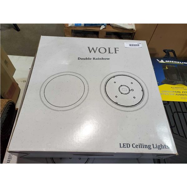 New Wolf Double Rainbow LED Ceiling Light