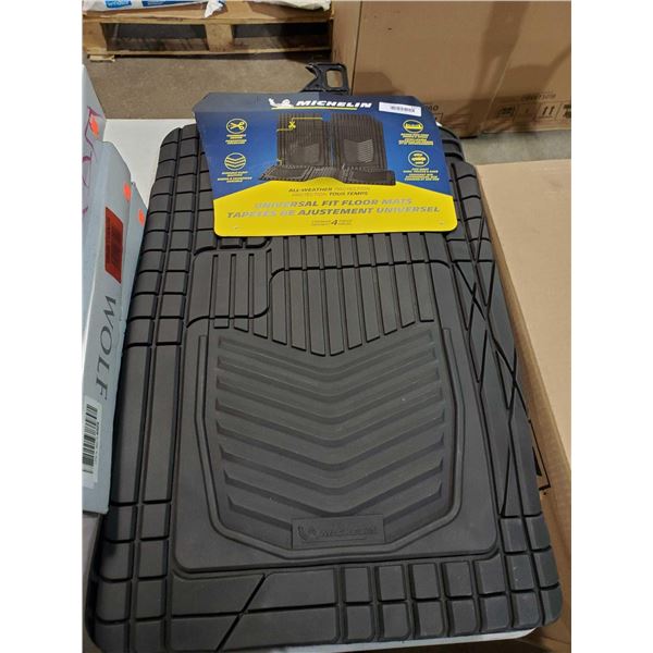 New Michelin Universal Fit Rubber Floor Mat Set