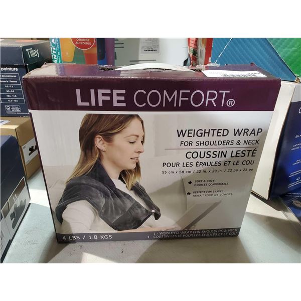 New Life Comfort Weighted Wrap For Shoulders & Neck - 4 Lbs