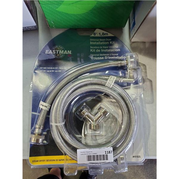 New Eastman 6' Universal Steam Dryer Installation Kit
