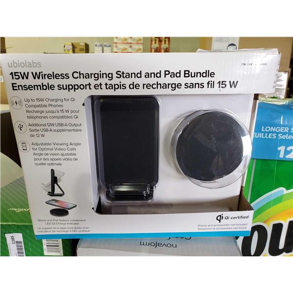 New Ubiolabs 15W Wireless Charging Stand and Pad Bundle
