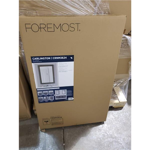 New Foremost Carlington Collection 36" Mirror - Walnut Finish