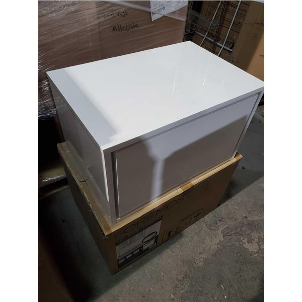 New Foremost Carlington Collection 25 3/8"Modular Storage Cabinet in High Gloss White Finish