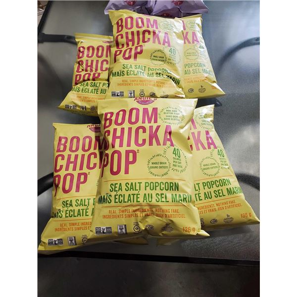 Boom Chicka Pop Sea Salt Popcorn 6X 198g