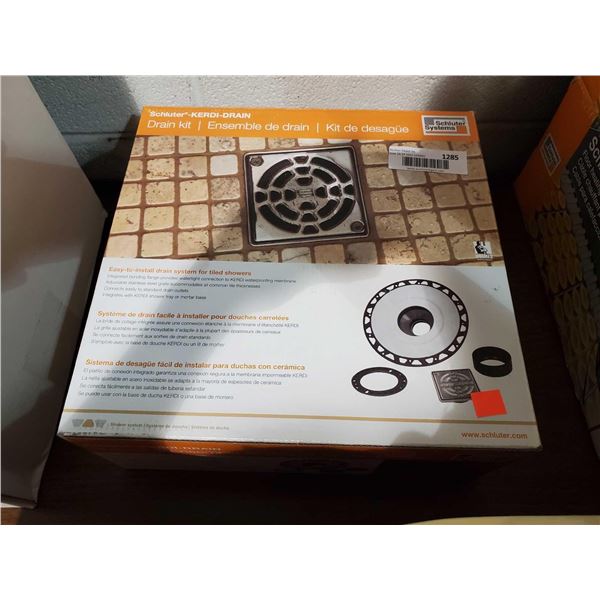 New Schluter -  Drain Kit for Tiled Showers
