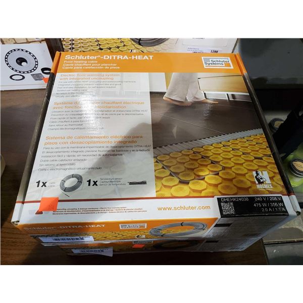 New Schluter Dirta-Heat Floor Heating Cable for Electric Floor Warming Systems - 1 Cable