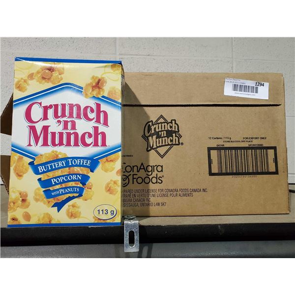 Crunch & Munch Buttery Toffee Popcorn 12X113G
