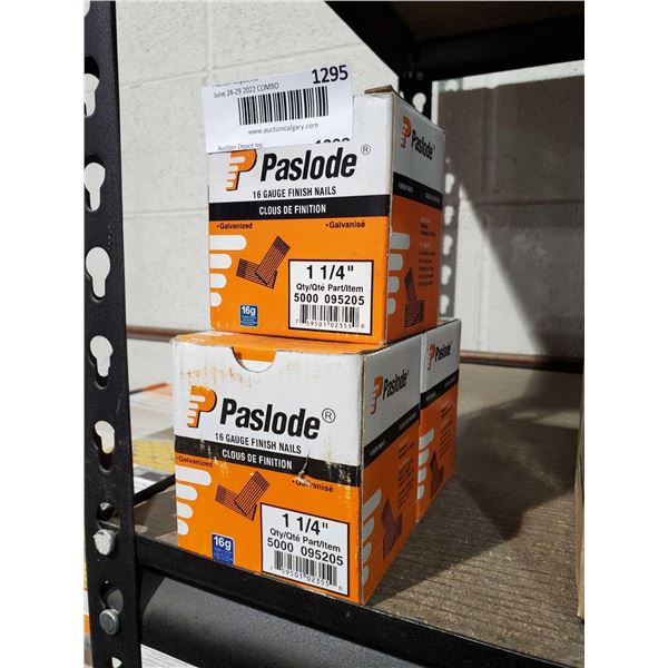 Paslode 16 Gauge Galvanized 1 1/4" Finish Nails 3x5000