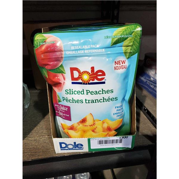 Dole Sliced Peaches in Juice Fridge Packs 8X382ml