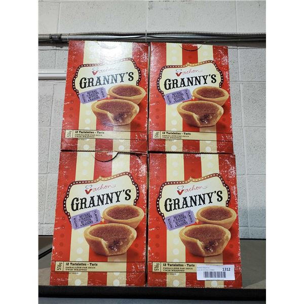 Vachon Grannys Butter Tarts with Raisins Lot of 4 x516g