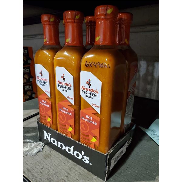 Nando's Peri-Peri Hot Piquante Sauce  6x490ml