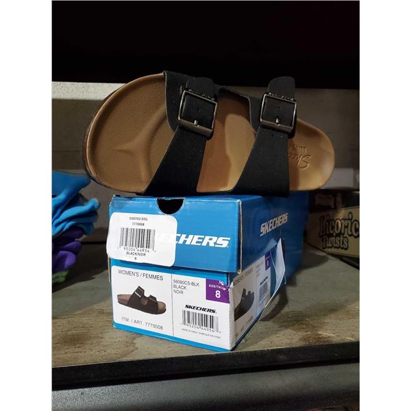 New Skechers women;s Slide on Sandals - Size 8