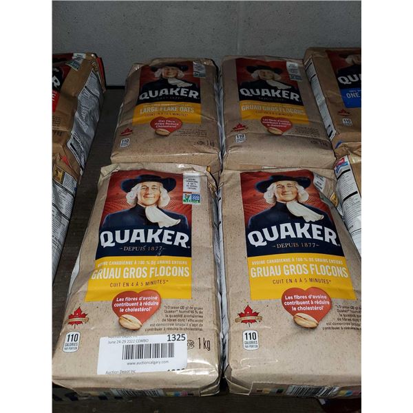 Quaker Large Flake Oats 4X1 Kg