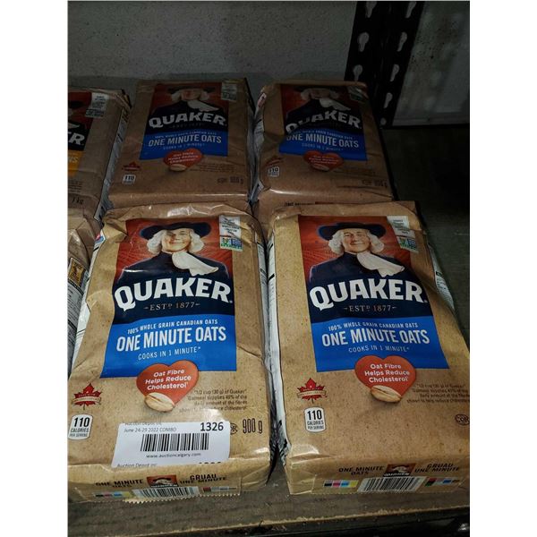 Quaker 1 Minute Oats 4X 900G