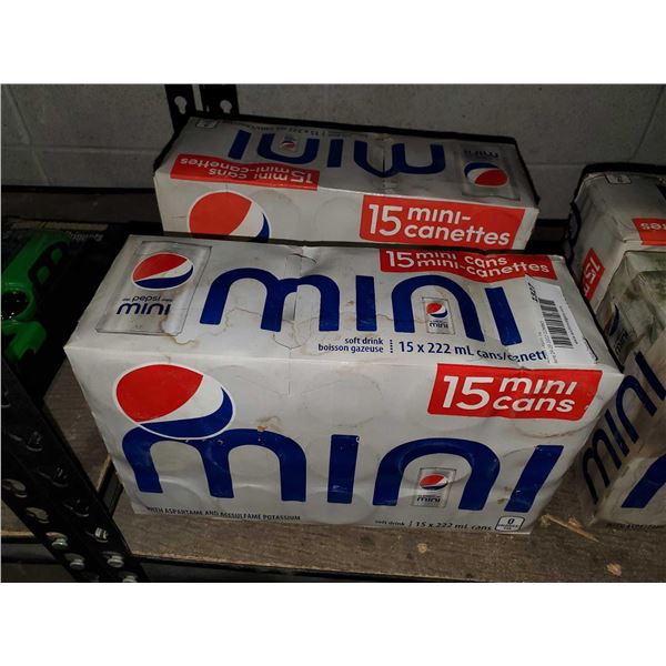 Pepsi Cola Minis Lot of 2X15 222ml Cans