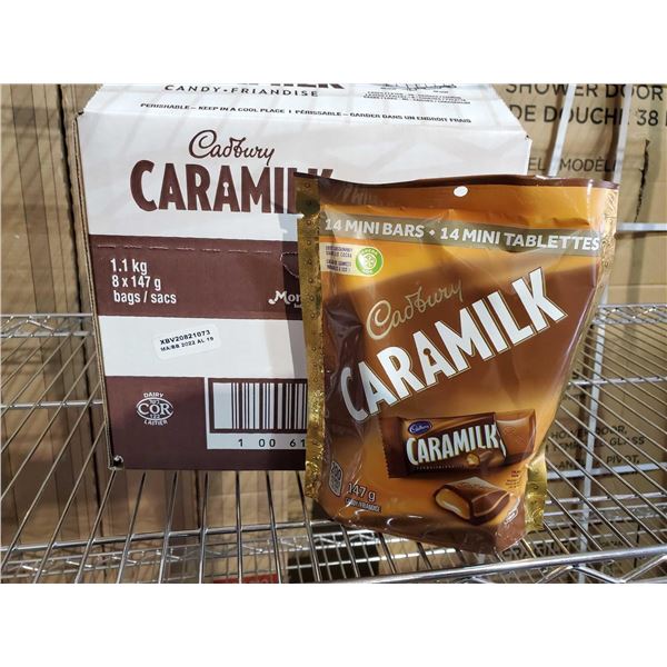 Caramilk Mini Chocolate Bars 8x147g Bags