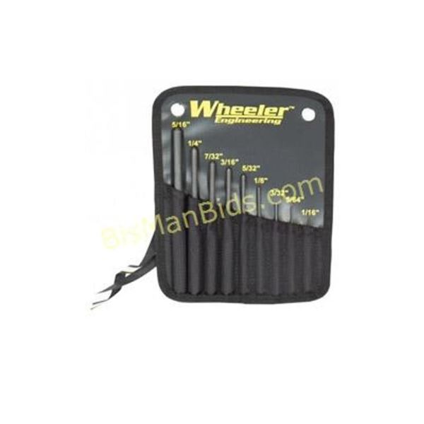 WHEELER ROLL PIN PUNCH SET