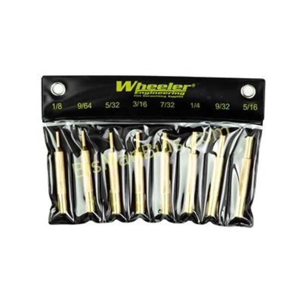 WHEELER BRASS PUNCH SET 8 PIECE