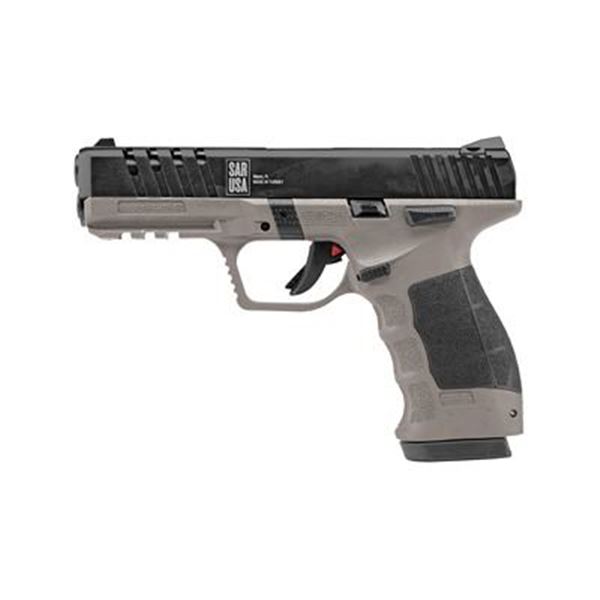SAR SAR9X CK 9MM 4.4" 17RD BLK/PLT