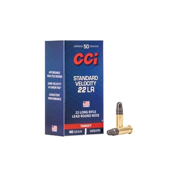 CCI 22LR STANDARD VEL INTL - 600 Rds
