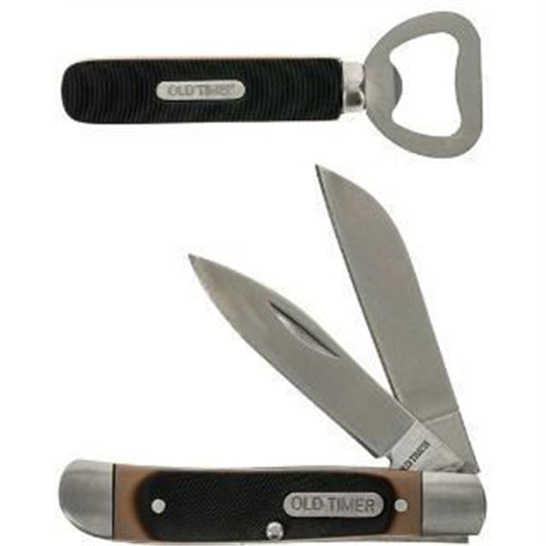 BTI OLD TIMER TRAPPER & BOTTLE OPENER