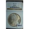 Image 1 : 1897 Morgan Silver Dollar NGC MS62