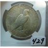Image 2 : 1923 Peace Silver Dollar NGC AU55