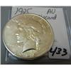 1925 Peace Silver Dollar AU Cleaned